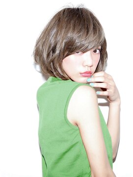 6Dエクステ 板橋店 アッシュカラーミディアムショートヘア