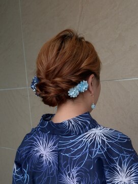 ジャム オードリー(Jam Audrey) 浴衣アレンジスタイル