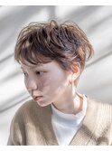 マッシュショート#パーマ#黒髪#ブリーチなし#浜松#浜北#磐田