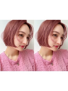 【大阪/心斎橋/北堀江】ケアブリーチ◎骨格や顔のパーツに合わせてアナタに似合うショートに◇
