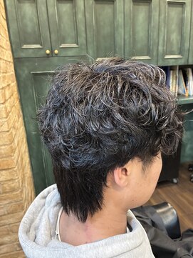 モナン 海老名(Monan) ウルフパーマ メンズパーマ ウルフカット 韓国ヘア