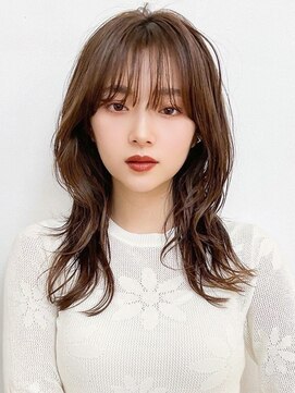 アグ ヘアー パルム 港店(Agu hair palm) 《CODE.LINE》シースルーバング×カジュアルカールセミ