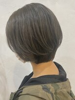 ジーナ 福岡天神(Zina) 髪質改善*赤み消しカラーと収まるショートボブ【Zina福岡天神】