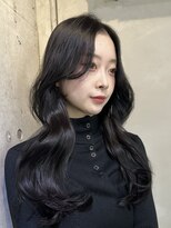 ヌイ 横浜(nui) ナチュラルブラック大人ガーリー似合わせレイヤー