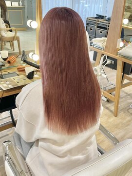 テトラ バイ ネオリーブ 横浜西口店(tetra by neolive) ピンクベージュ　ケアブリーチ2回　ハイトーン　暖色　横浜★