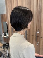 ガリカ 博多(Gallica) <ゲスト>自然な丸みショートに、上品ダークブラウン