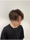 リバースセンターパート/ニュアンスウルフ/ダウンバング/飯田