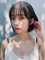 シンス 銀座(since) 小顔前髪似合わせカット/切りっぱなしボブ/ミニボブ【銀座駅】