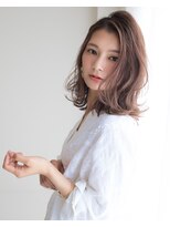 ヘアアンドエステ ヒロイン 西麻布本店(Hair&Esthe HIROIN)&nbsp;大人可愛いかきあげバングスタイル『山村雄貴』