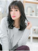■mod's上尾106★■重軽MIX◎黒髪くせ毛風無造作カール