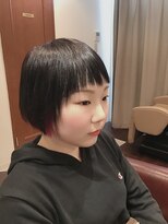 ヘアデザインアンドプラスヘアー ロサルゴサ&nbsp;ベイビーピンクインナーカラー
