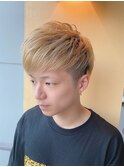 【津賀 涼】お客様photo☆束感刈り上げ韓国マッシュショート☆