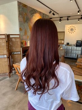 ディードア ヘア ヴィジョン(Ddoor hair vision) ピンクブラウンカラー