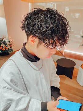 サーリー(SURLY) ツイストスパイラルパーマゆるいパーママッシュソフト刈り上げ