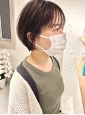 *滝田*顔まわり小顔前髪似合わせショートボブカット20代30代40代