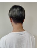 シルバーアッシュグレイ×マッシュ