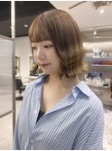 ボブアレンジ/透明感カラー【佐々木麻衣】