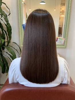 ビッテヘアデザイン(Bitte. hair design)の写真/【神辺】《縮毛矯正×髪質改善》柔らかさ・しなやかさを保つ美しいストレートが叶う[Bitte.]