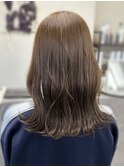 ブリーチなしくすみベージュ