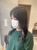 イロプラス 住吉店(iro+) 【yuto】インナーカラー×ホワイトベージュ