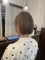 クリーク ノイズ ヘア 大手町店(CLIQUE noise hair)&nbsp;くすんだベージュ、柔らかいベージュが好きです。