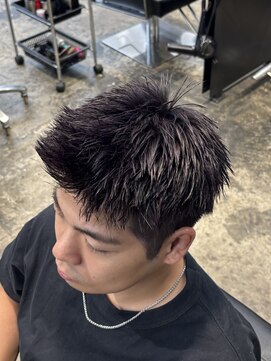 ローリー(Rowlly) 〇メンズカラー〇暗めパープル#メンズカット