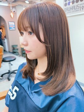 ロウバイレボ 柏(lou by revo) ミディアム/韓国風/レイヤーカット/顔回りカット/柏駅