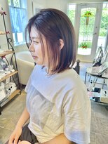 ヘアー ビジン(HAIR Bijin) ナチュラルボブ　ショートボブ　切りっぱなしボブ