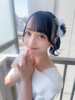 くらげヘア/アイドル前髪/アイドルヘア/ふわふわヘア