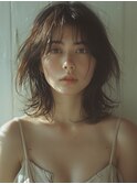 クシャッとゆるパーマ