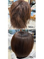 ユウヘアー 本山店(U Hair)&nbsp;やわらかさらつやストレート/髪質改善/艶髪