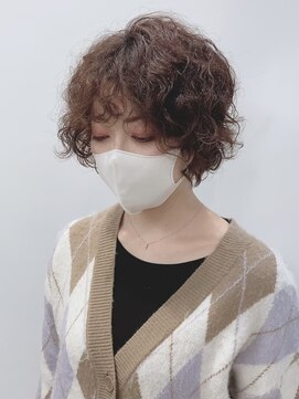 モリオフロムロンドン 松戸店(Morio from London) 【アトレ 松戸 岩口】ひし形スタイルパーママッシュショート