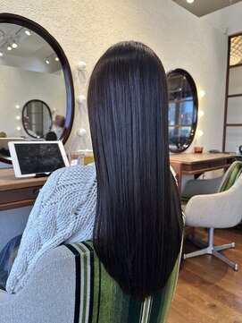 エルサフィロ キタハマ(el zafiro kitahama) 20×30×40代×透明感×ロング×髪質改善×抗酸化×グレージュ