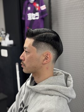 ヘアーラボ 樟葉(Hair Labo) サイドパート スキンフェード 枚方 南楠葉