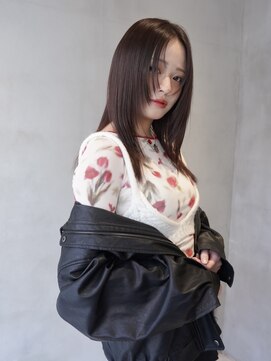 ニコ トウキョウ 渋谷(nico TOKYO) 顔まわりレイヤーハッシュレイヤー透明感オリーブグレージュ渋谷