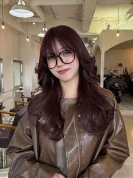 シュシュ(chouchou) ディープレッド×レイヤー