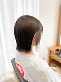 【レディース★大名】イヤリングカラー×ブリーチカラー×ボブ