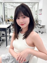 アマトウキョウスマートサロン(AMA TOKYO×Smart Salon)&nbsp;くびれレイヤー/顔まわりカット/くびれ巻き/レイヤーカット