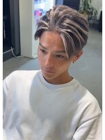 メンズサロン キング 心斎橋店(Men’s salon K!ng) ホワイトメッシュ/ツイスト/ツイスパ/パーマ/メンズ/眉毛/心斎橋