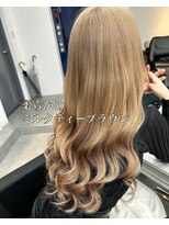 ベルグローアルファ(BELLE GROW ALPHA)&nbsp;【ダブルカラーエクステ】ミルクティーベージュ