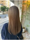 シルクベージュストレート