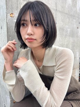 ガーデン 渋谷(GARDEN) イメチェン美髪小顔似合わせカットサイドバングレイヤーボブ