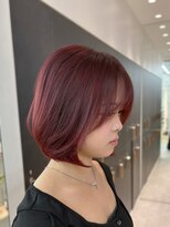 ロンドシエル 横浜(Lond ciel)&nbsp;ヘイリーボブ/前髪/レイヤーカット/小顔/髪質改善/縮毛矯正/横浜