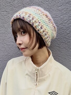 グリーンミドル(GREEN middle) ボブ/ミニボブ/切りっぱなしボブ/顔周りレイヤー/ボブレイヤー