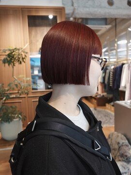 ユルクメゾンシティ 名古屋(JURK MAISON CITY) 【ami style】赤ボブ ミニボブ ぷつんとボブ