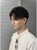 波巻きパーマスパイラルパーマセンターパート刈り上げ柏駅