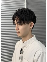 ガオプロデュースバイレボ(gao produced by revo)&nbsp;波巻きパーマスパイラルパーマセンターパート刈り上げ柏駅