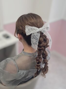 ヘアセットサロン ミント(Hair set salon MINT) ツイン編みおろし☆