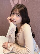 ボタン コロン 表参道 原宿(VOTAN COLON) ハッシュカット/韓国レイヤー/顔まわり/ブラウン/ベージュ/前髪