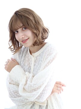 シロフイケブクロ(shirof ikebukuro) Aラインボブ×パーマ【albero小原】